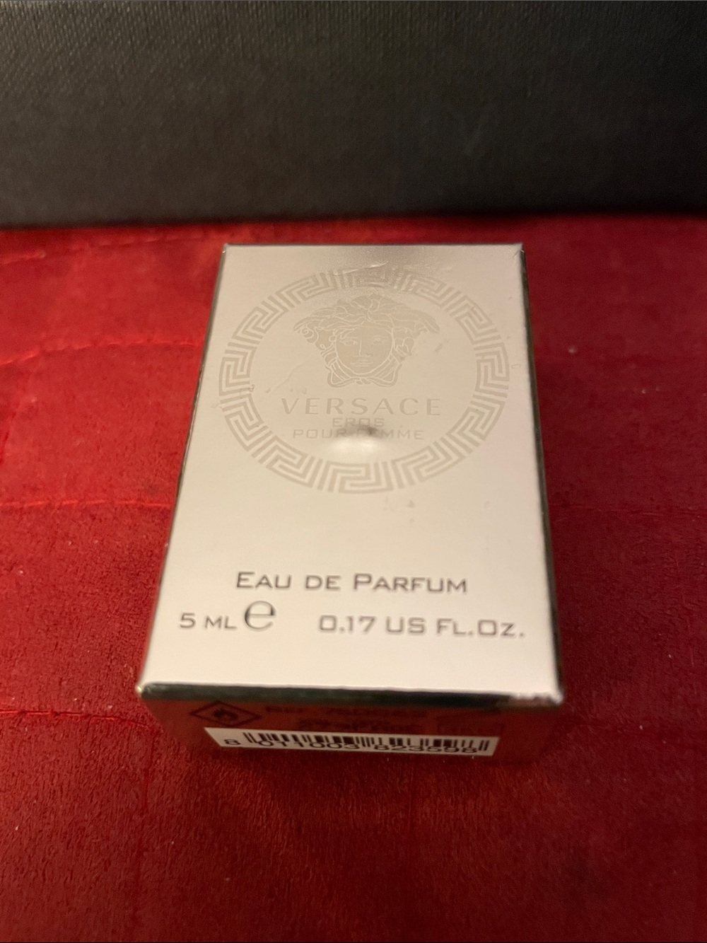 Versace 5ML EAU DE PARFUM
NIB. & Versace Empty Box